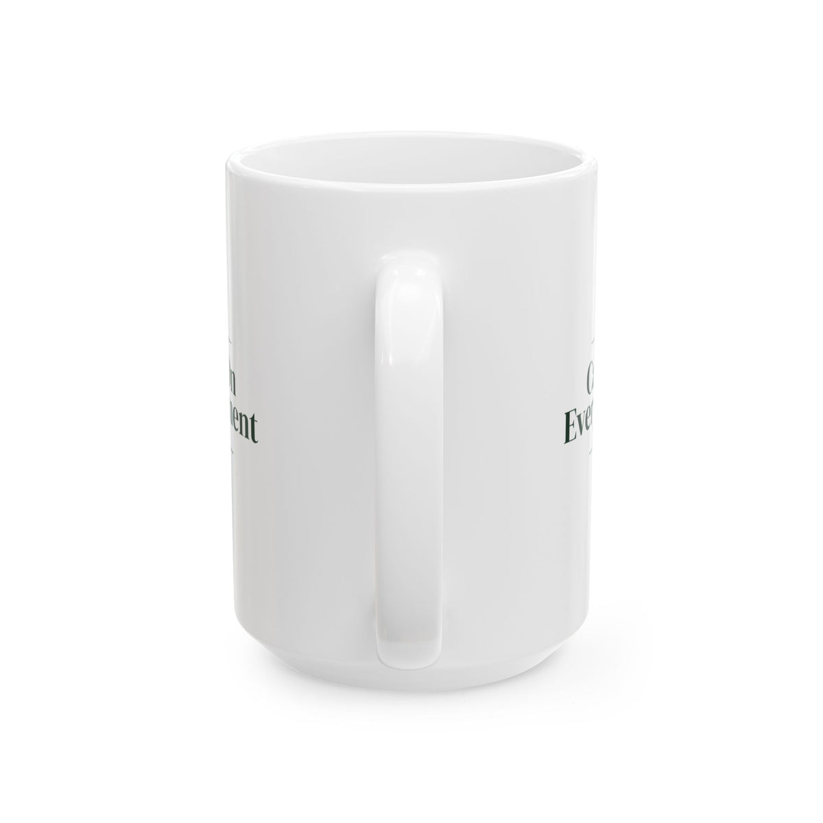Funny Christmas Cat Coffee Mug Cat Hair On Every Ornament