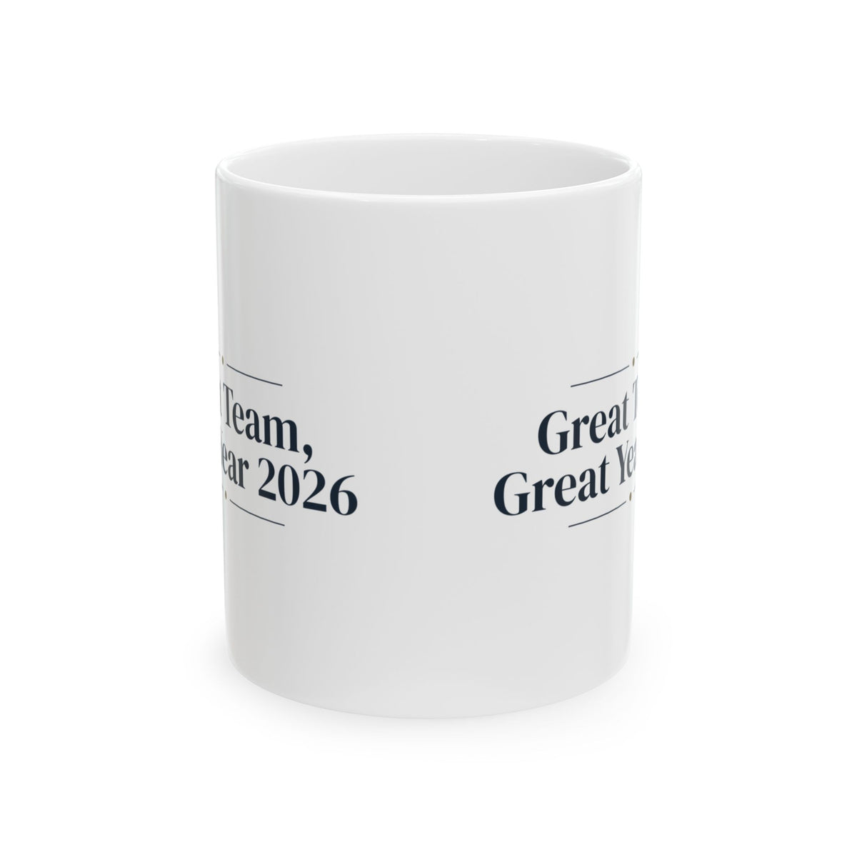 Christmas Coffee Mug Great Team Great Year 2026 For Coworkers