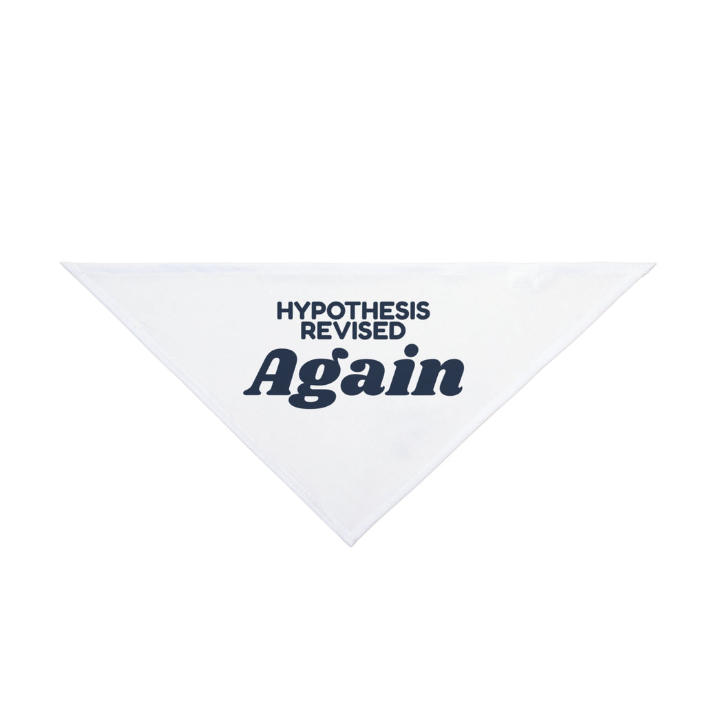 Funny Scientist Dog Bandana Hypothesis Revised Again For Scientists