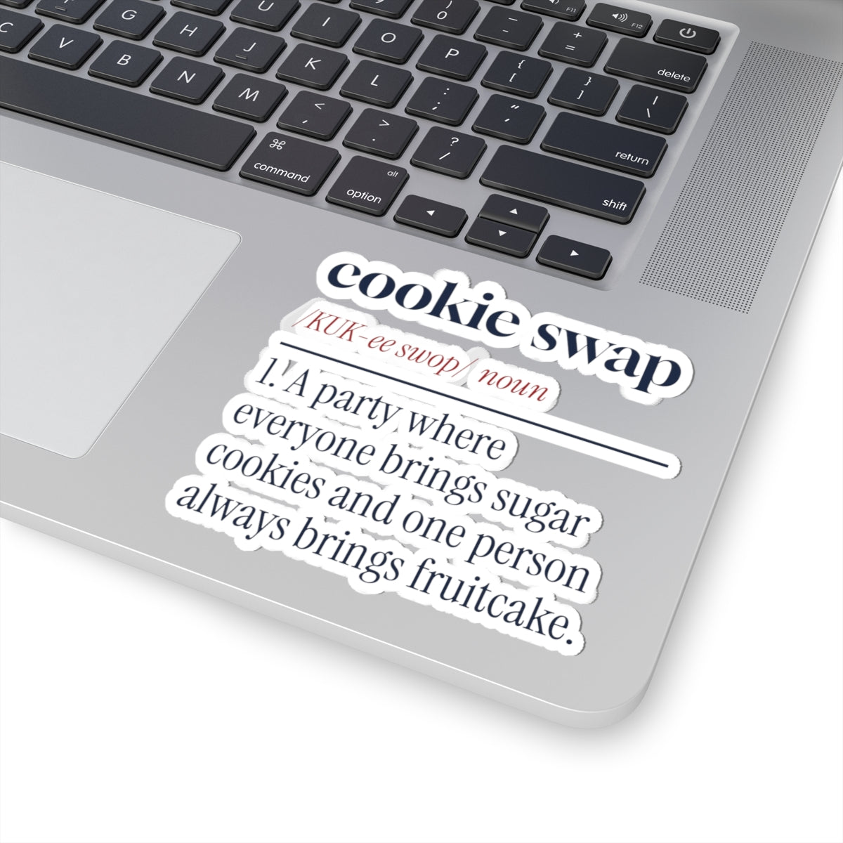 Funny Christmas Baking Sticker Cookie Swap Definition For Bakers