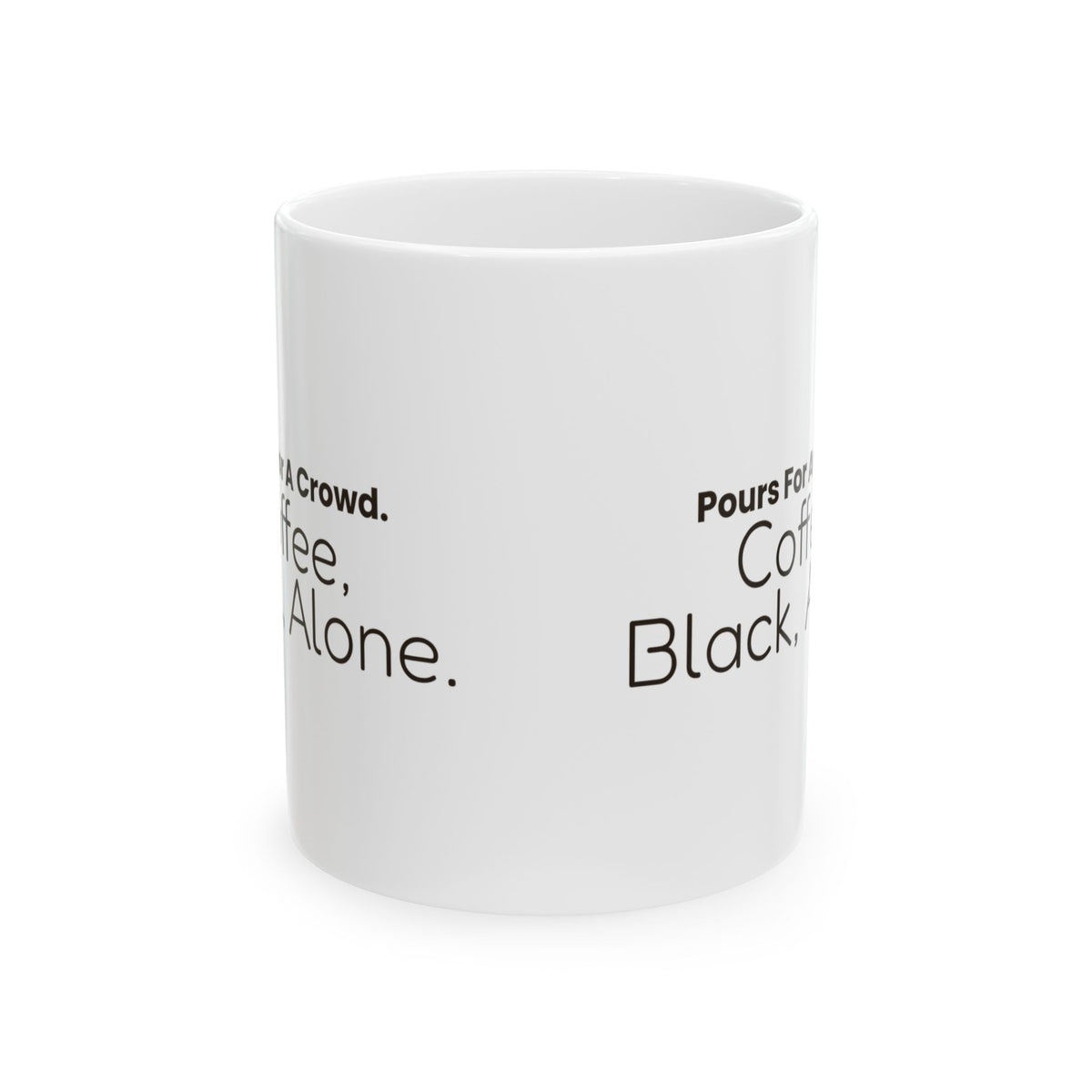 Funny Bartender Coffee Mug Pours For A Crowd Coffee Black Alone