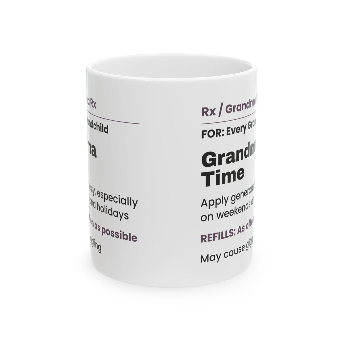 Funny Grandma Prescription Coffee Mug Grandma Time For Grandma