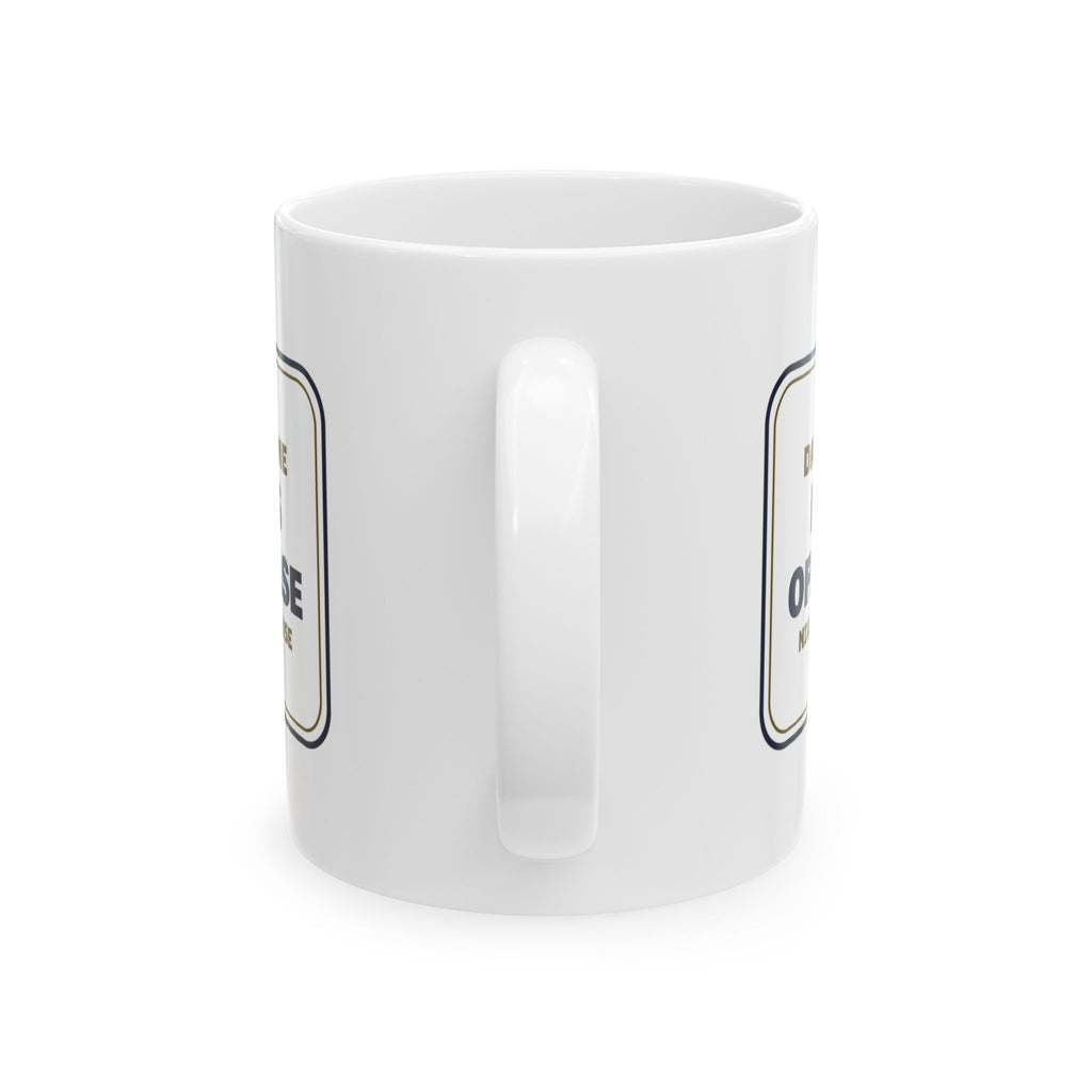 Funny Astronomy Coffee Mug Lights Off Night Vision In Use Sign