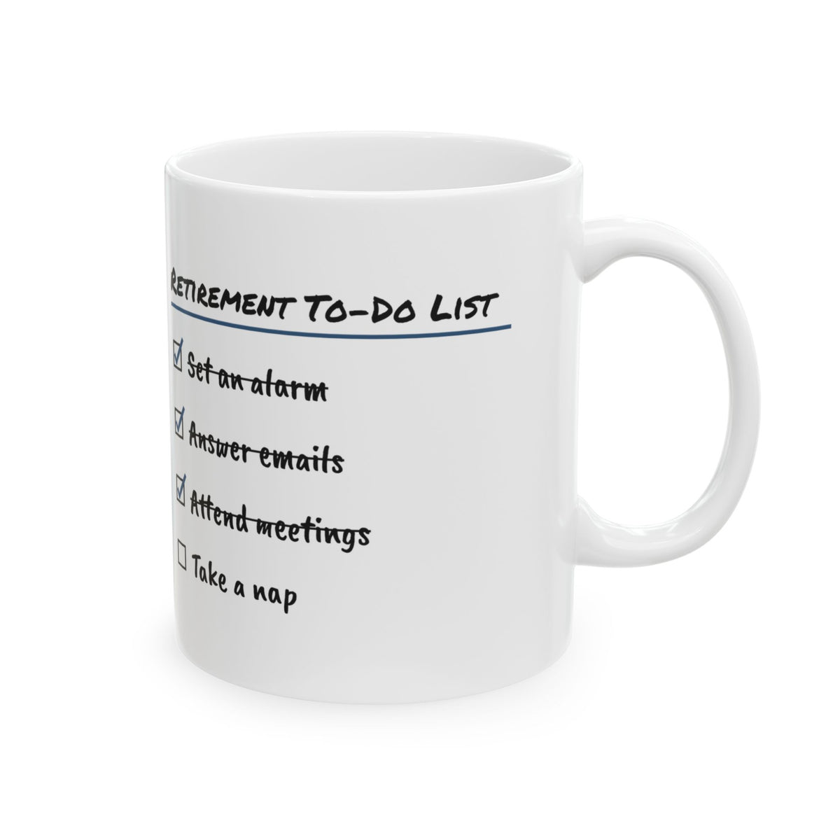 Retirement Coffee Mug Take A Nap For Dad