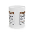 Funny Cat Mom Coffee Mug Napping Cat On Lap Day Cancelled