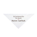 Funny Dachshund Dog Bandana My Dachshund Has Two Speeds Burrow And Bark