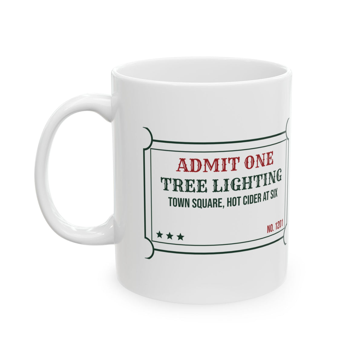 Cozy Christmas Coffee Mug Tree Lighting Hot Cider At Six Ticket