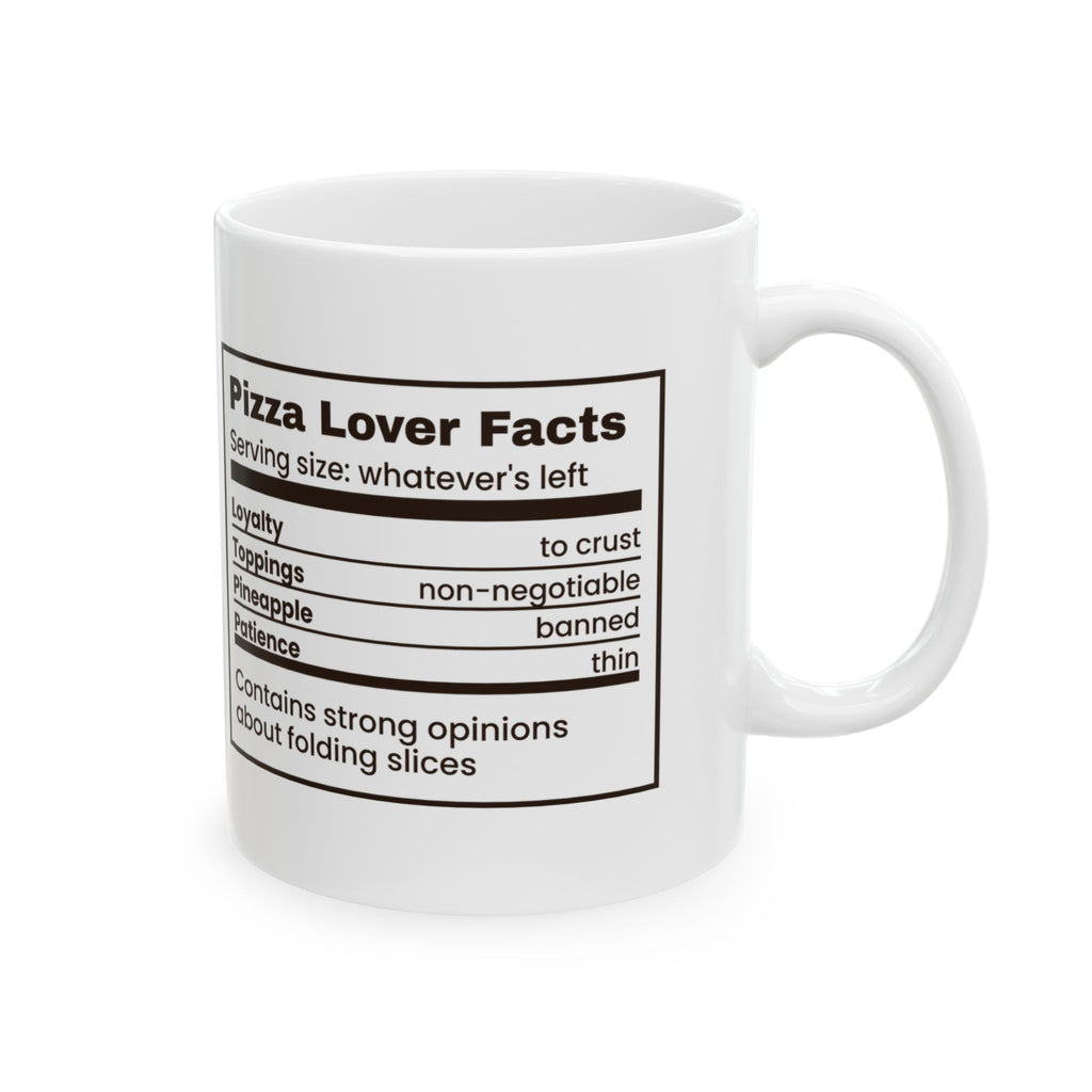 Pizza Lover Coffee Mug Pineapple Banned Funny