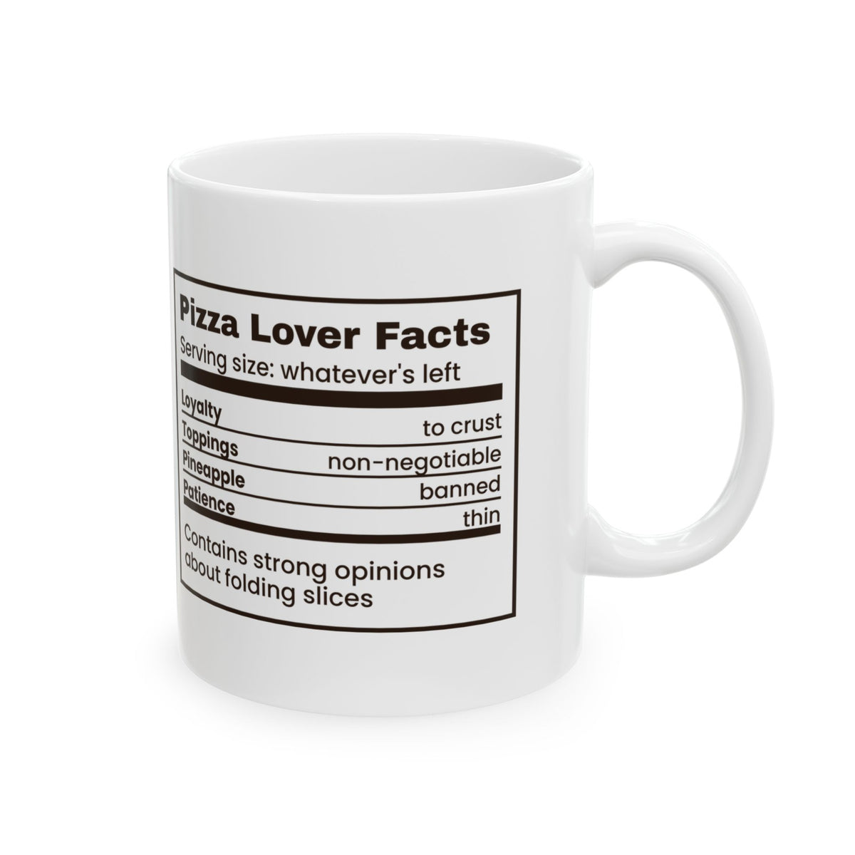 Pizza Lover Coffee Mug Pineapple Banned Funny