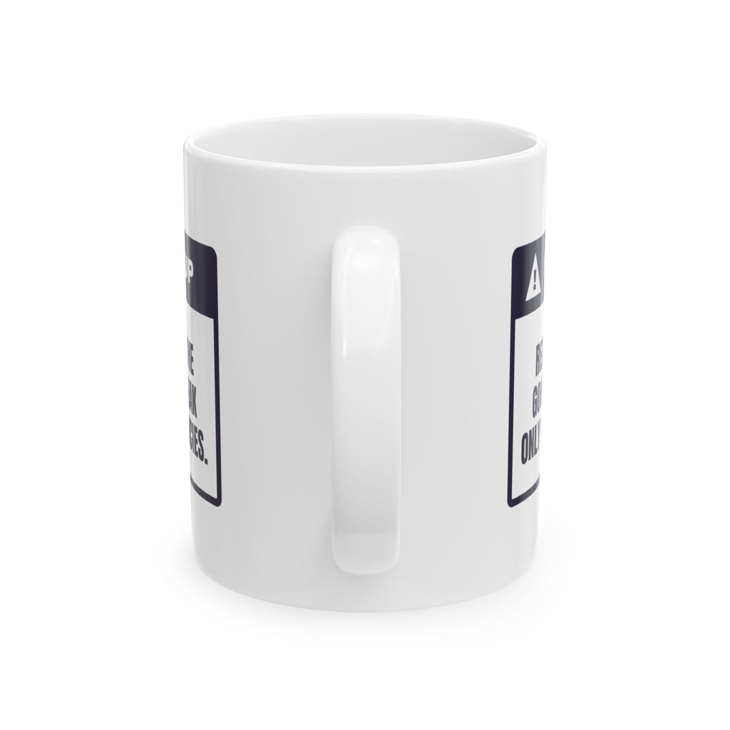 Funny Book Lover Coffee Mug At The Good Part Emergencies Only