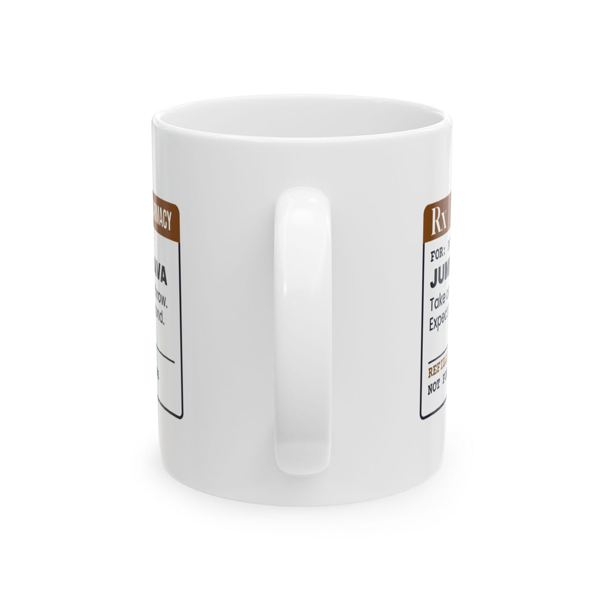 Funny Basketball Coffee Mug Jump Shot Java Prescription For Hoopers