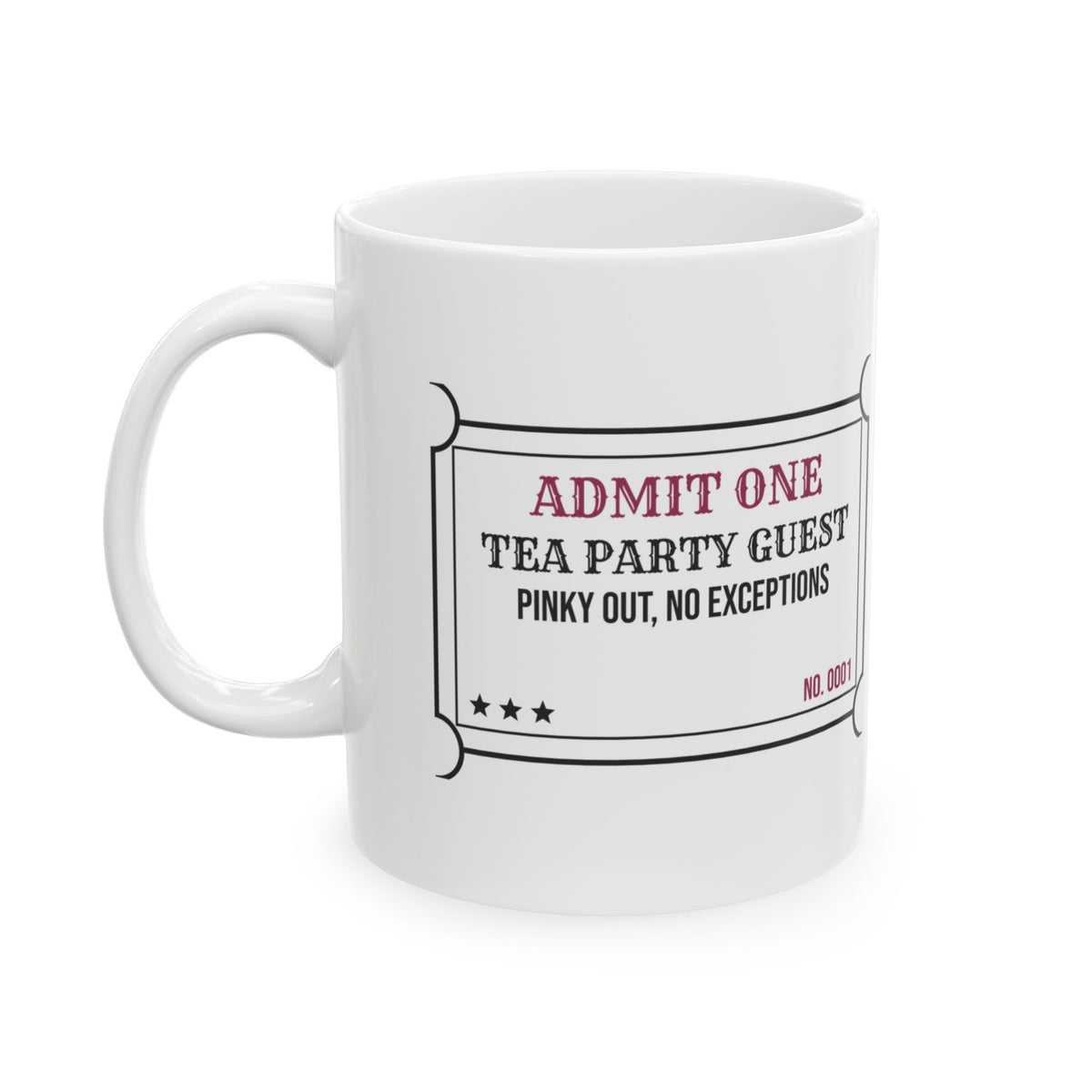 Tea Party Guest Pinky Out Coffee Mug For Dad