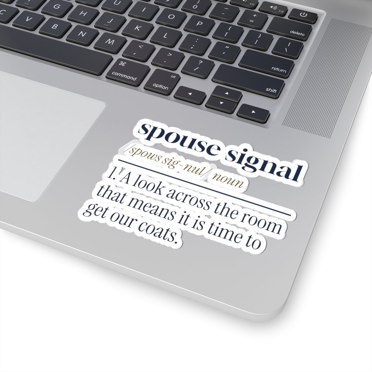 Funny Christmas In Laws Sticker Spouse Signal Definition