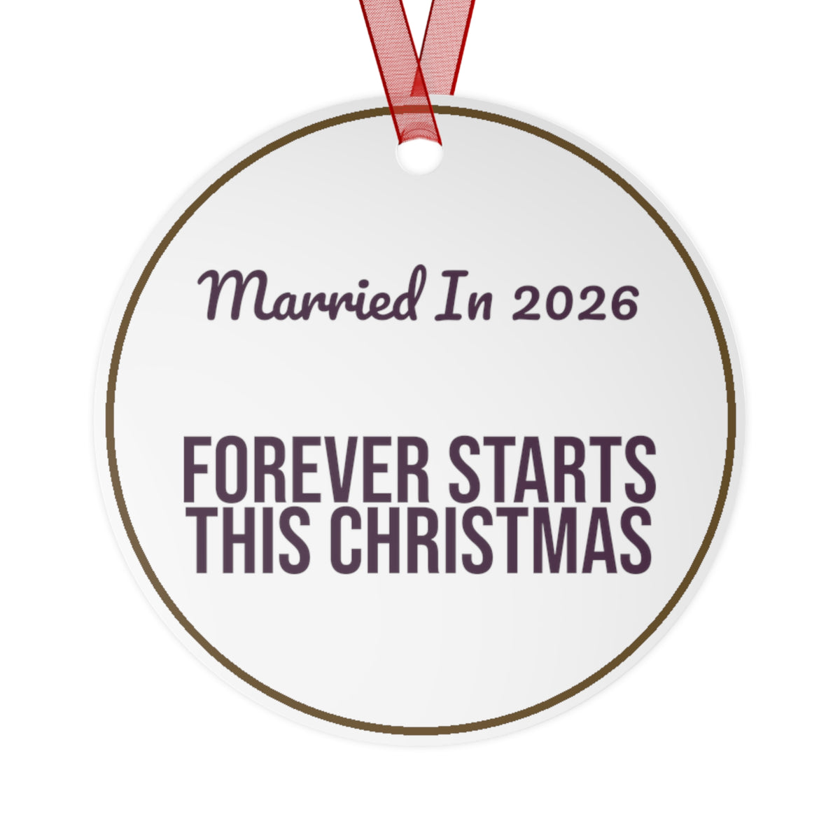 Christmas Ornament Married In 2026 Forever Starts This Christmas