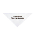 Christmas Dog Bandana Muddy Paws Merry Hearts For Dog Lovers