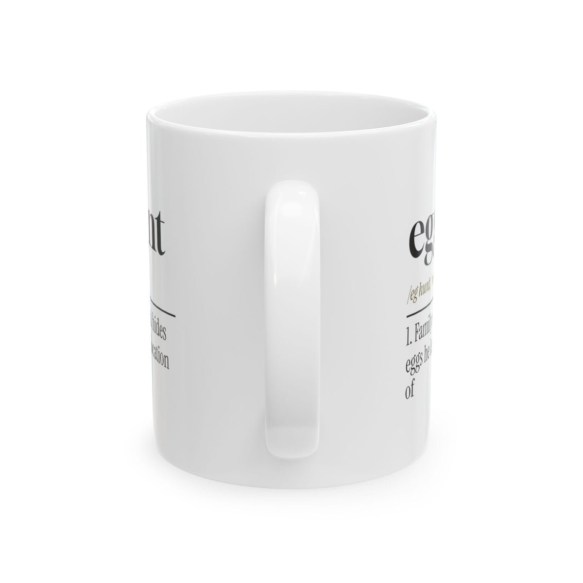 Funny Egg Hunt Coffee Mug Dictionary Definition For Dad