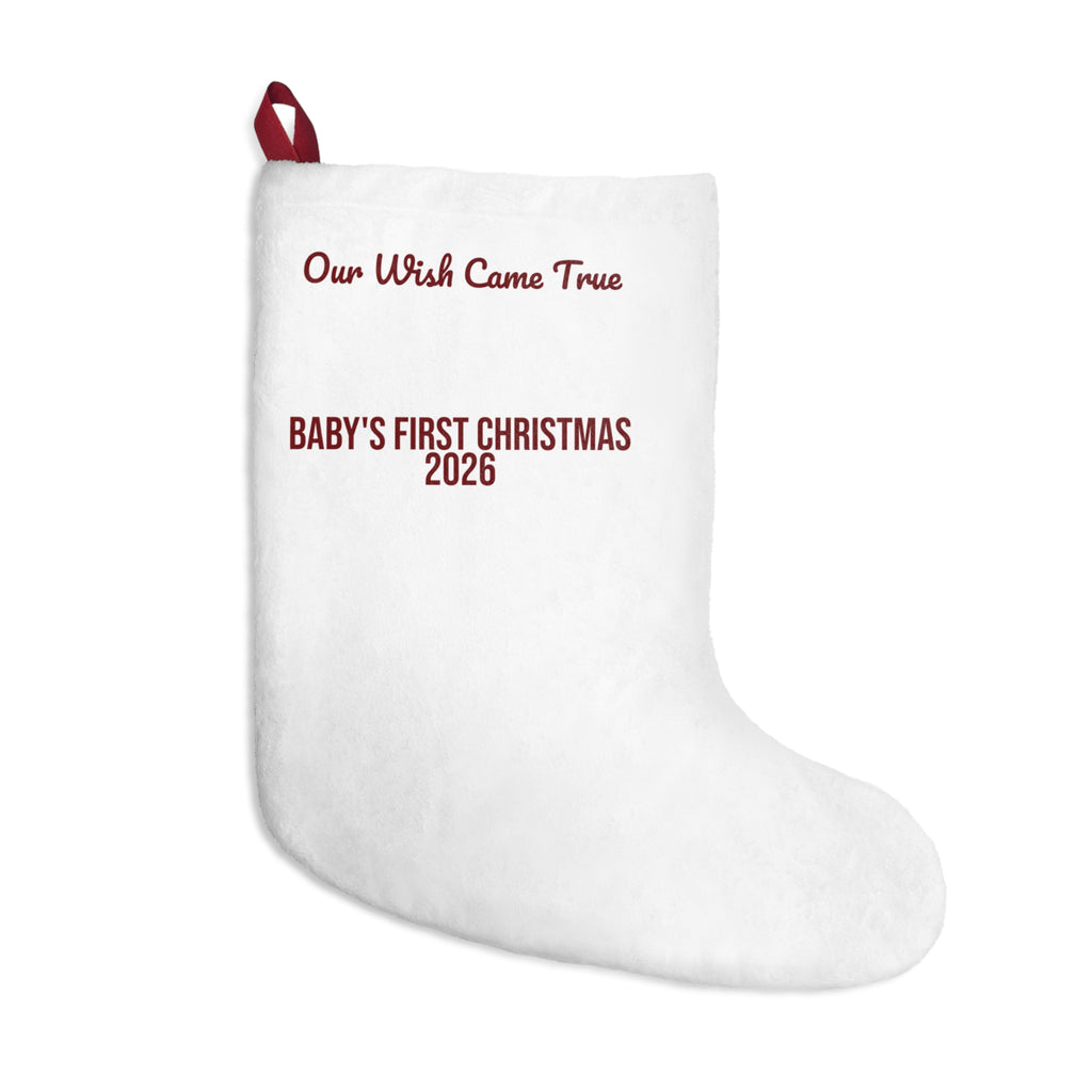 Christmas Stocking Our Wish Came True Baby's First Christmas 2026