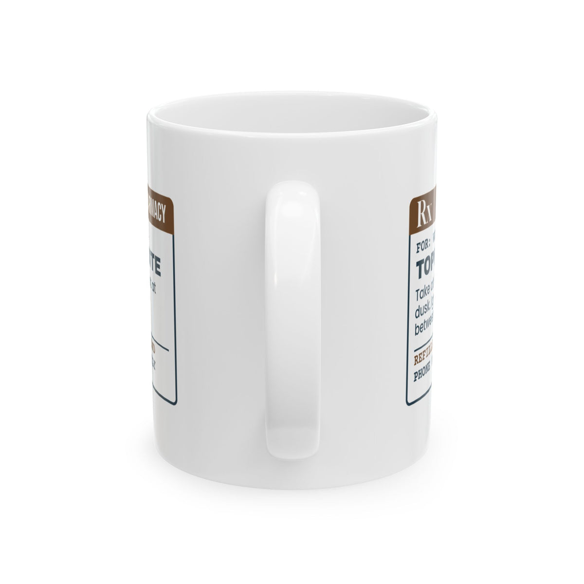 Funny Fishing Coffee Mug Topwater Bite Prescription For Anglers