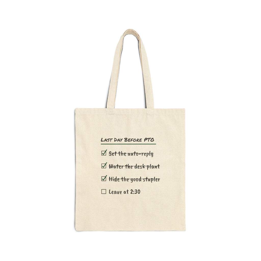 Funny Christmas Coworker Tote Bag Hide The Good Stapler Checklist