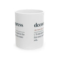 Funny Rescue Pet Coffee Mug Decompress Dictionary For Pet Adopters