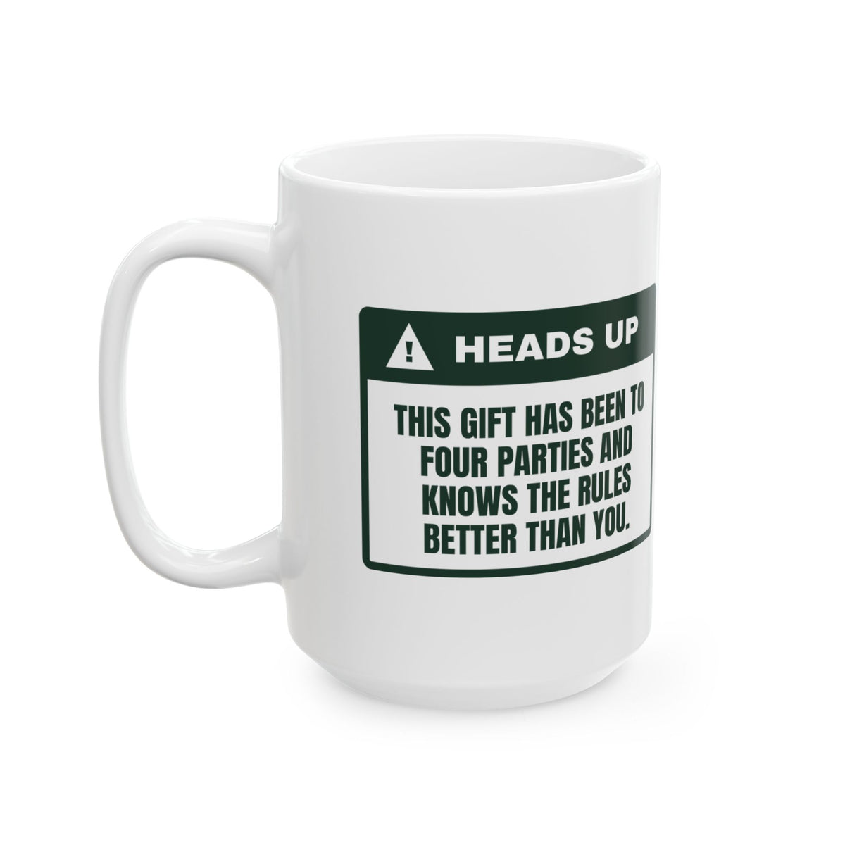 Funny White Elephant Coffee Mug Been To Four Parties Gag Mug