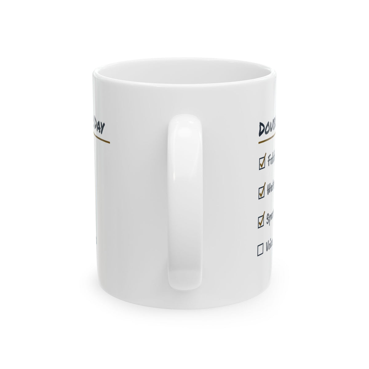 Funny Baseball Mom Coffee Mug Doubleheader Day Checklist