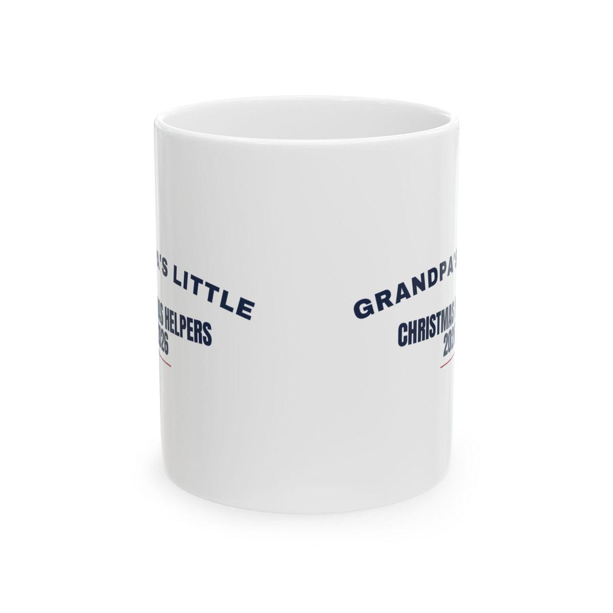Grandpa's Little Christmas Helpers 2026 Coffee Mug For Grandpa