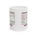 Funny Grandparents Christmas Coffee Mug Grandma's House Receipt
