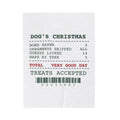Funny Christmas Dog Throw Blanket Dog's Christmas Receipt For Dog Lovers