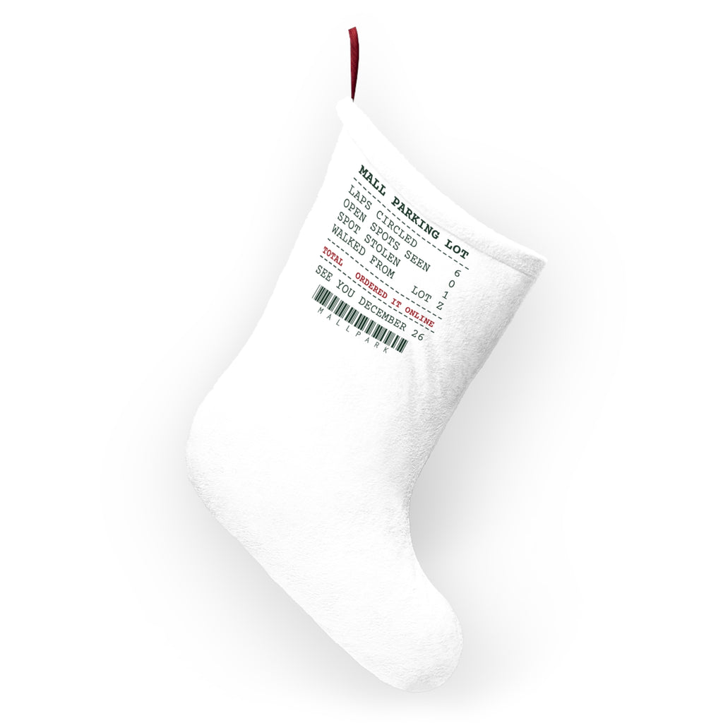 Funny Christmas Stocking Mall Parking Ordered It Online For