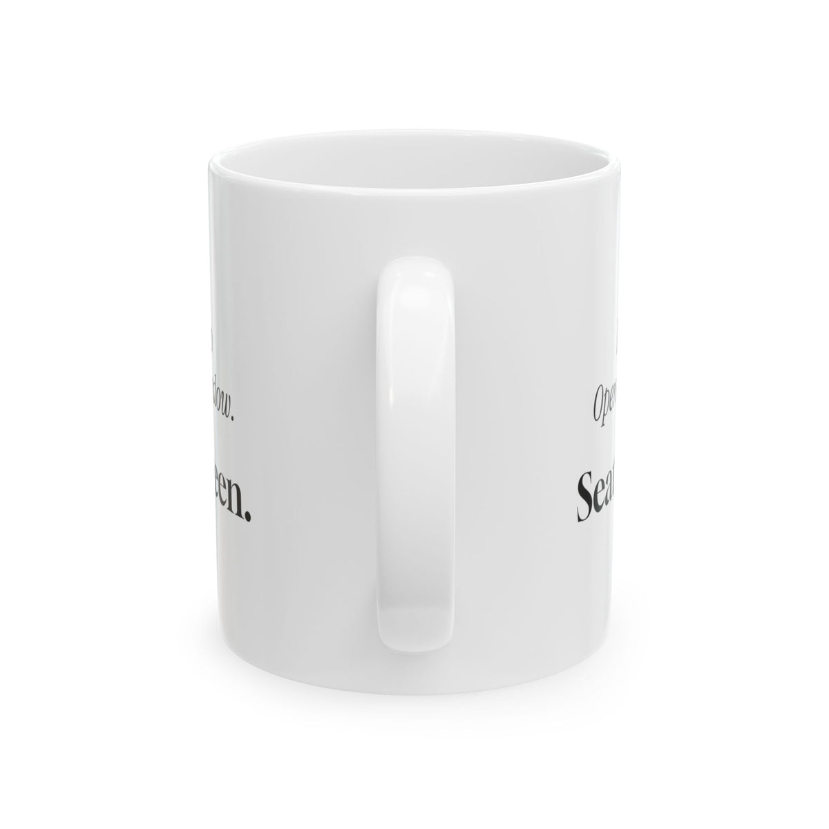 Funny Bus Driver Coffee Mug I Know Who Opened The Window Seat Fourteen