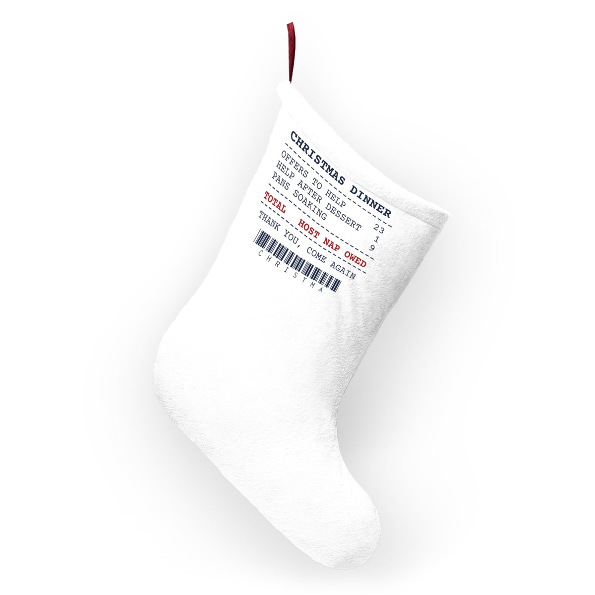 Funny Christmas Host Christmas Stocking Offers To Help 23 Receipt For Hosts