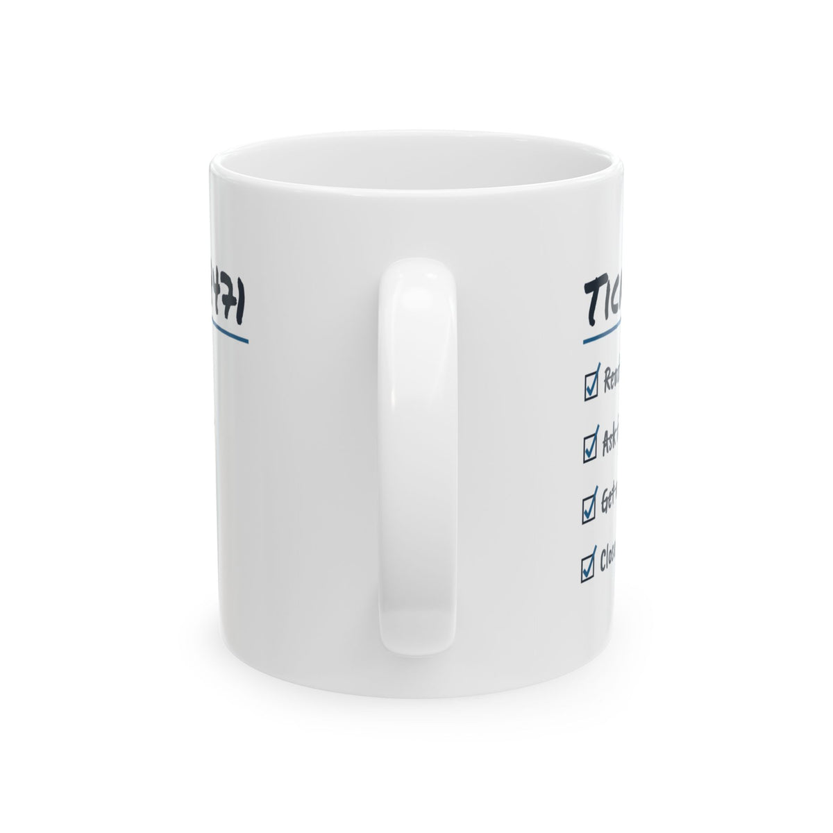 Funny IT Support Coffee Mug Asked For A Screenshot Got A Phone Photo