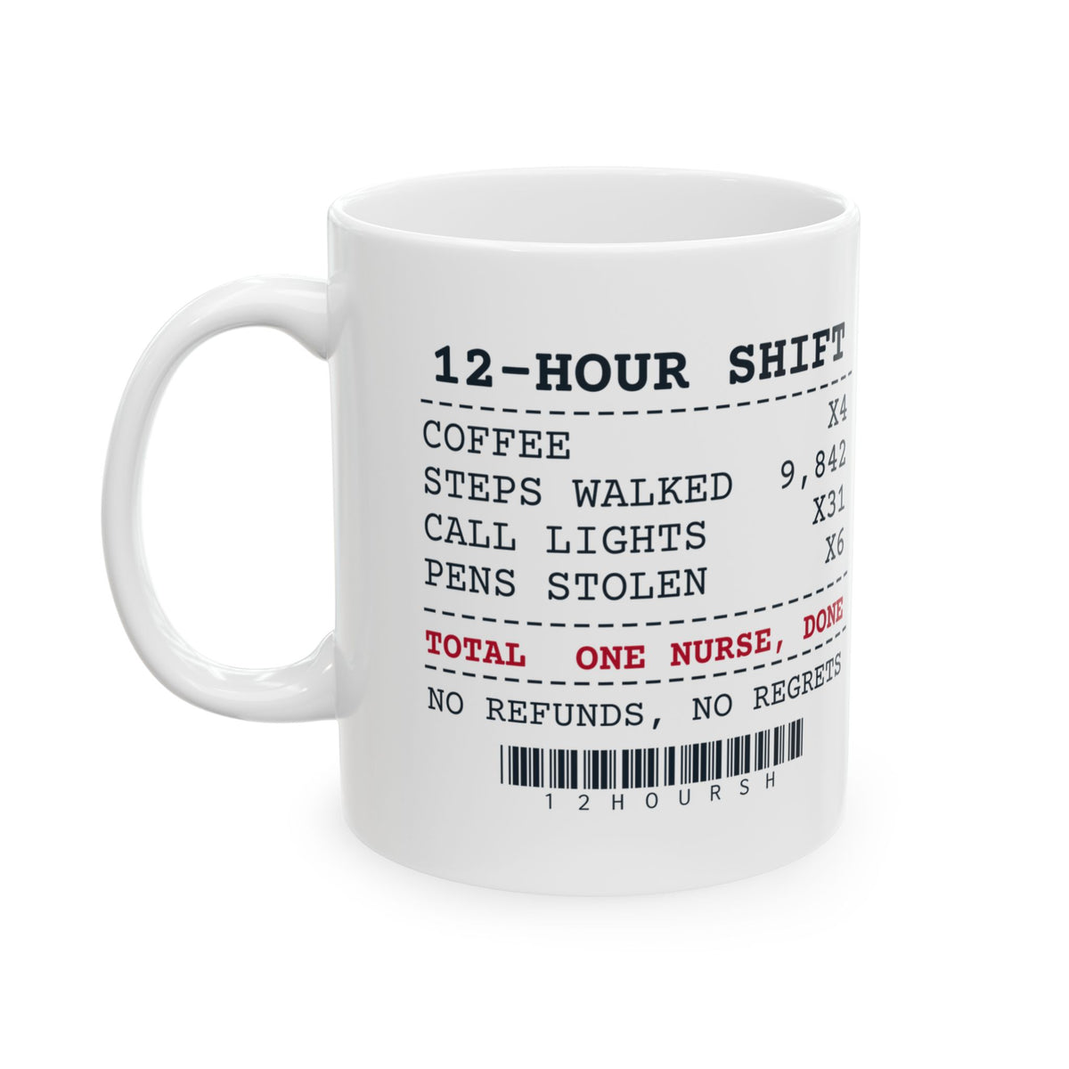 Funny Nurse Coffee Mug One Nurse Done