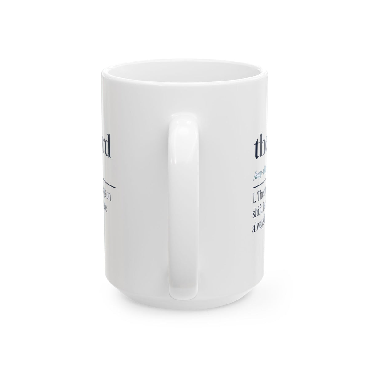 Funny Police Dispatcher Coffee Mug The Q Word Definition