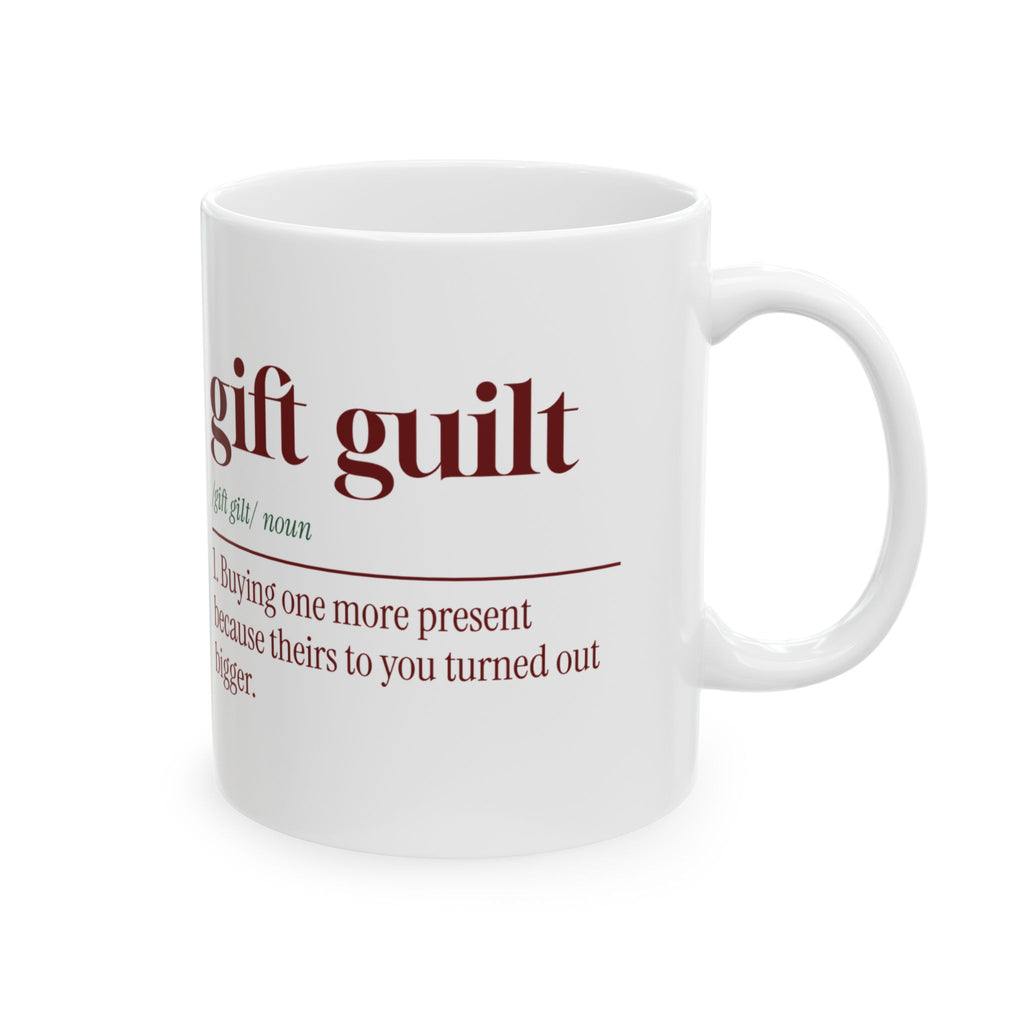 Funny Christmas Shopping Coffee Mug Buying One More Definition