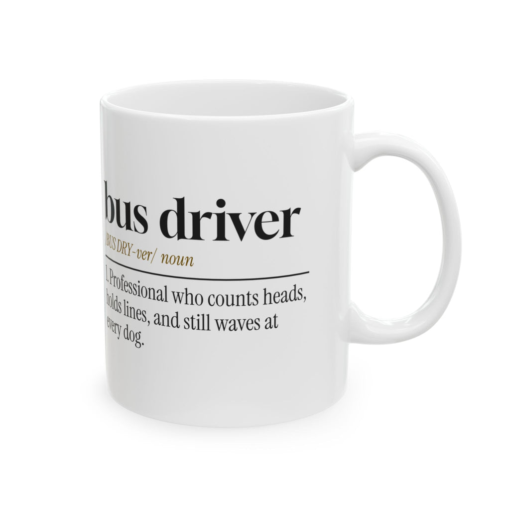 Funny Bus Driver Coffee Mug Counts Heads For Bus Drivers