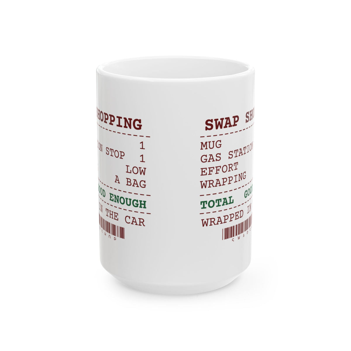 Funny White Elephant Coffee Mug Gas Station Find Wrapped In The Car