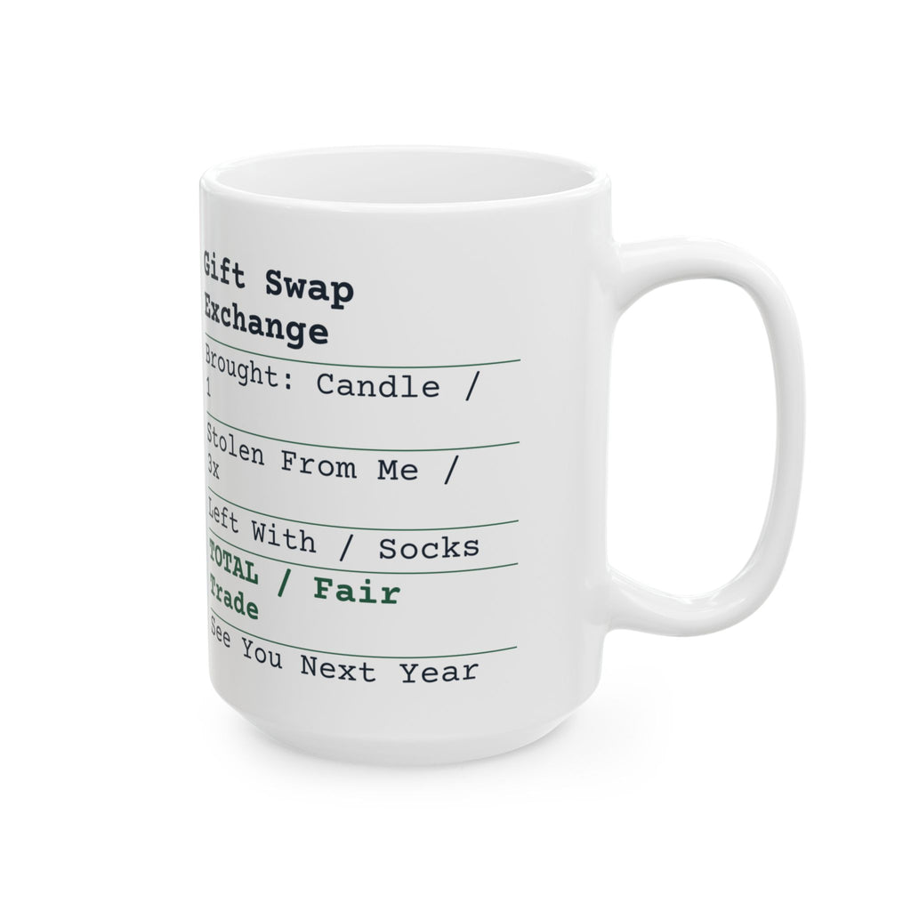 Funny White Elephant Coffee Mug Stolen From Me 3x Left With Socks
