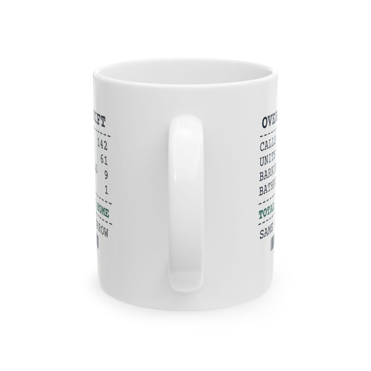 Dispatcher Coffee Mug Overnight Shift Receipt For 911 Dispatchers