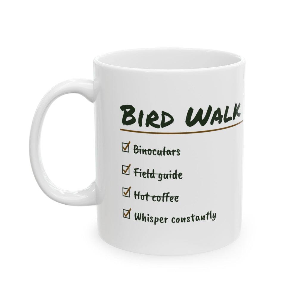 Funny Bird Watching Coffee Mug Bird Walk Whisper Constantly For Birders