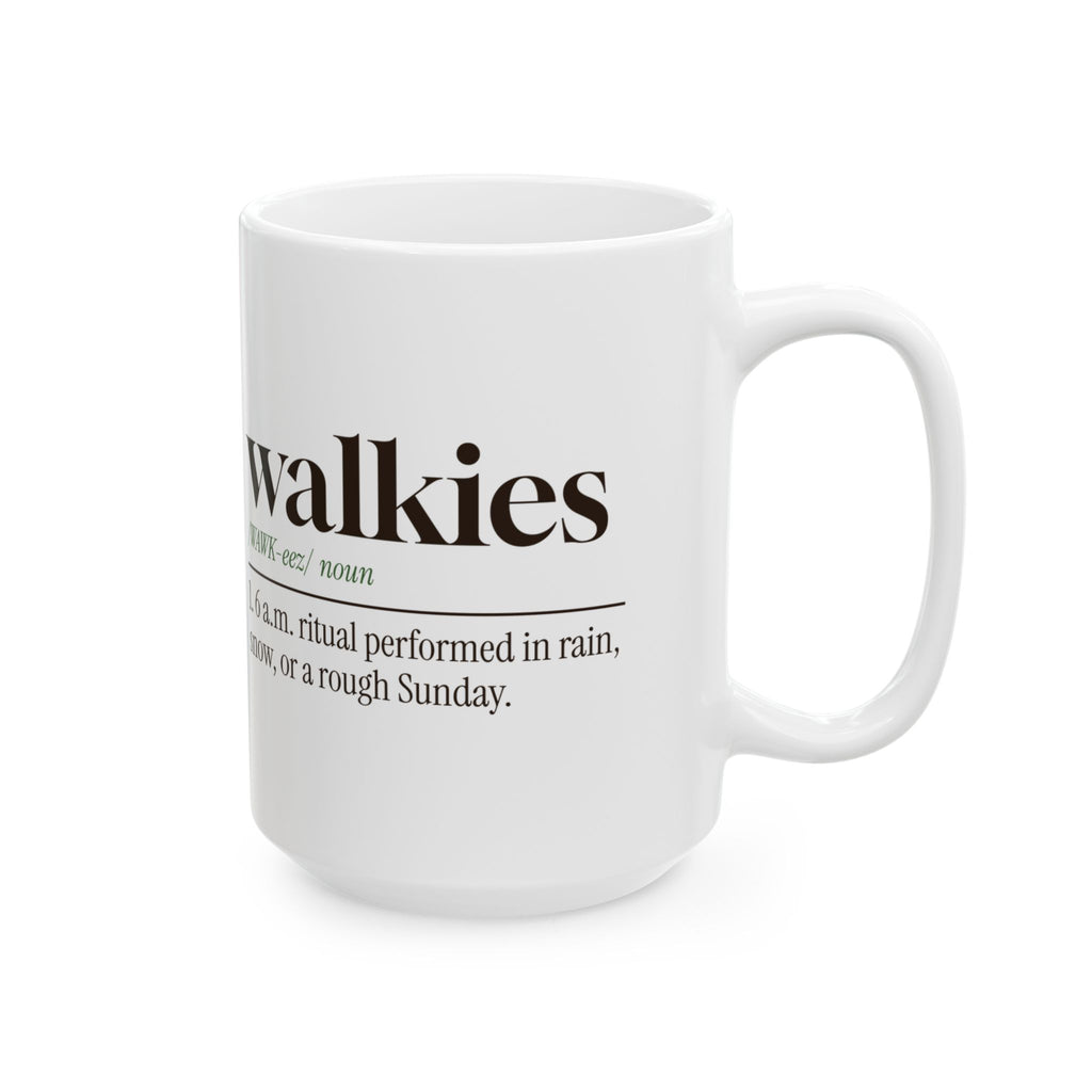 Funny Dog Walk Coffee Mug Walkies Definition For Dog Dads