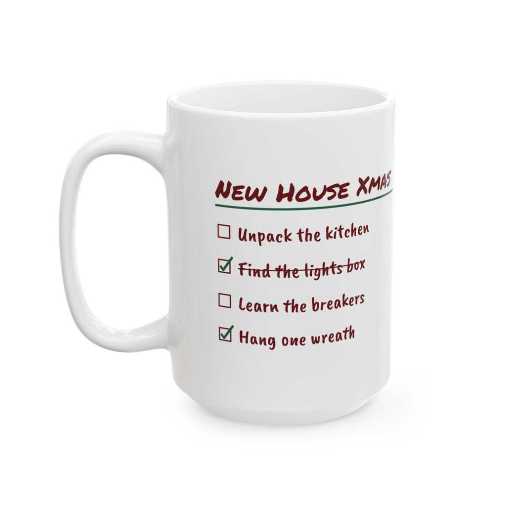 Funny Christmas Coffee Mug Learn The Breakers Hang One Wreath New House