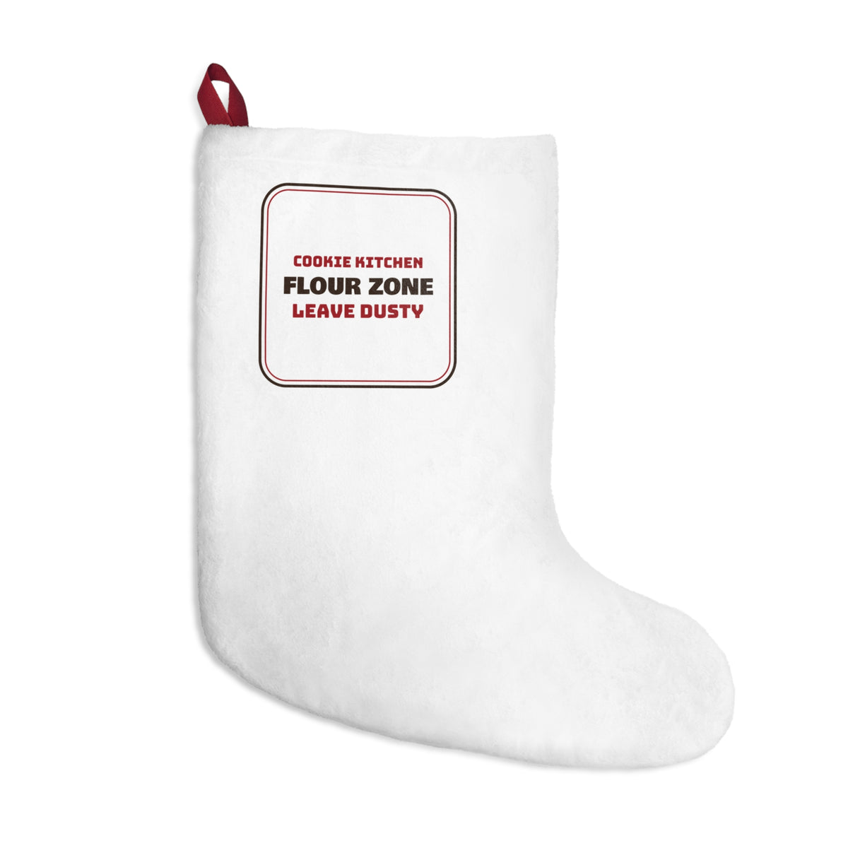Funny Christmas Cookie Baking Christmas Stocking Flour Zone Kitchen Sign