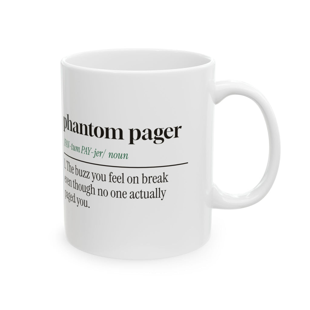 Spooky Nurse Coffee Mug Phantom Pager Definition For Nurses