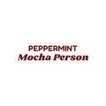 Christmas Sticker Peppermint Mocha Person For Coffee Lovers