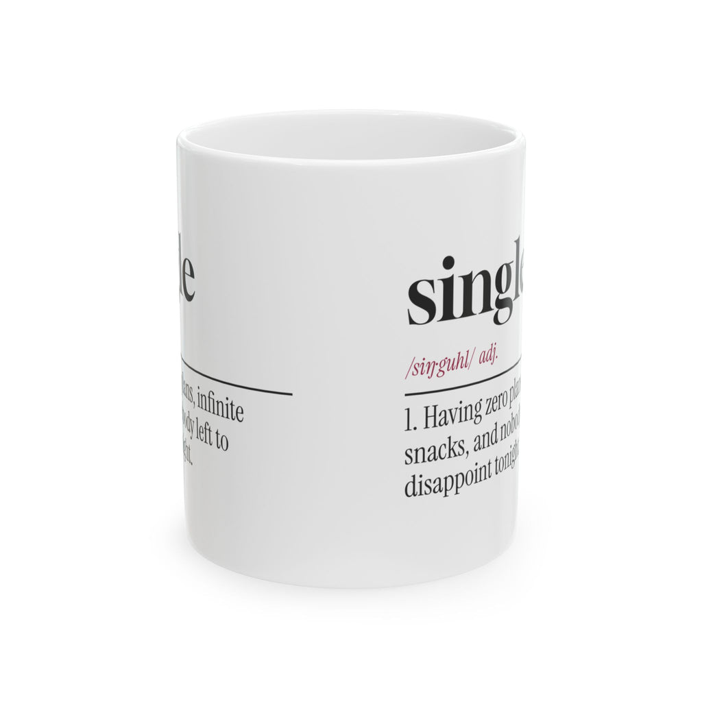 Funny Single Coffee Mug Zero Plans Infinite Snacks For Her Him