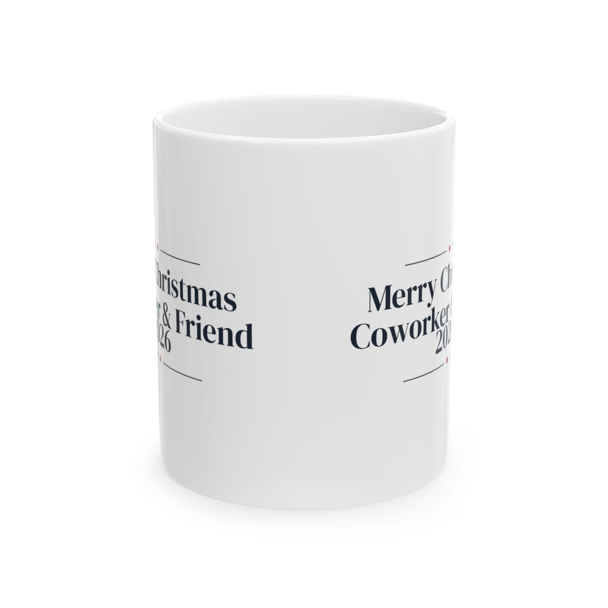 Coworker Christmas 2026 Coffee Mug Merry Christmas Coworker And Friend