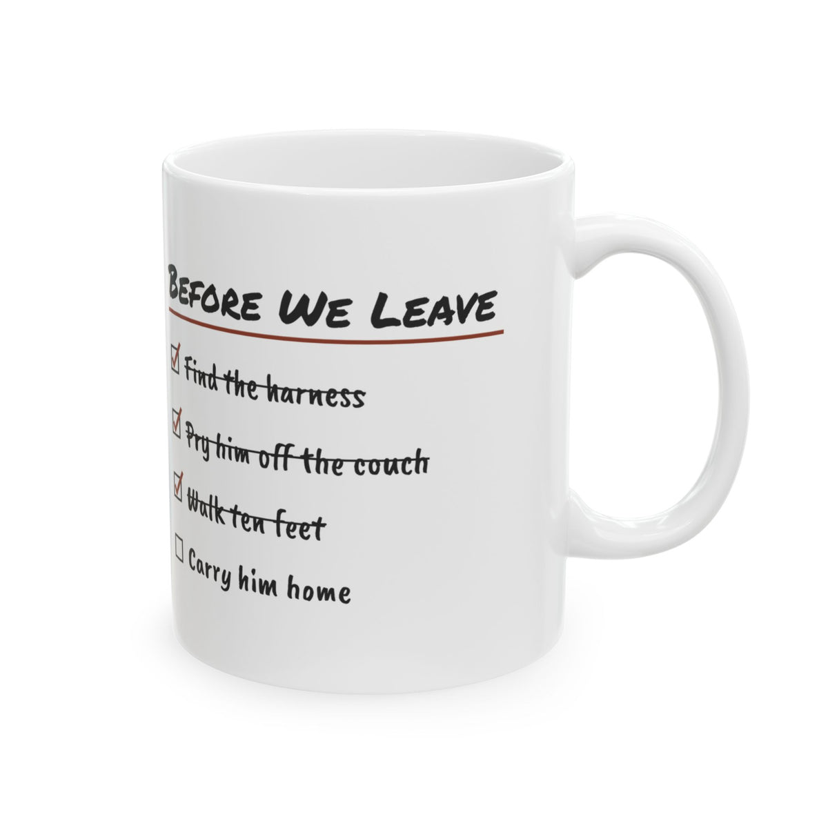 French Bulldog Coffee Mug Walk Ten Feet Carry Home