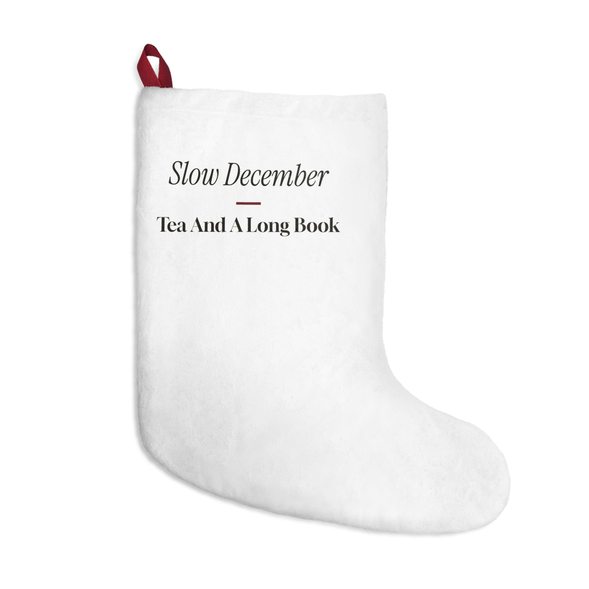 Cozy Christmas Stocking Slow December Tea And A Long Book